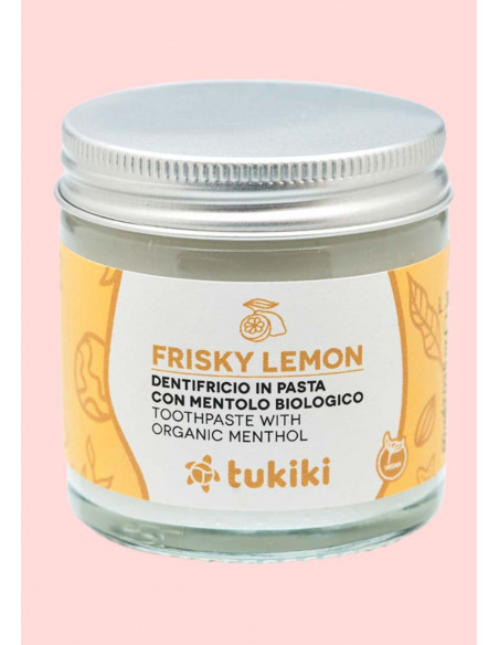 Tukiki Frisky Lemon Dentifricio in Pasta Plastic Free